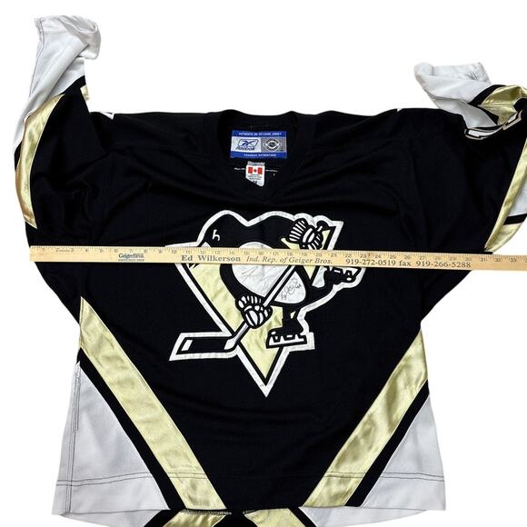 Pittsburg Penguins Jordan Stahl Jersey #11 Mens Medium 48 Black Reebok *READ* - Picture 10 of 10